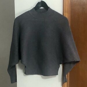 Forever 21 Heather Gray Ribbed Knit Top